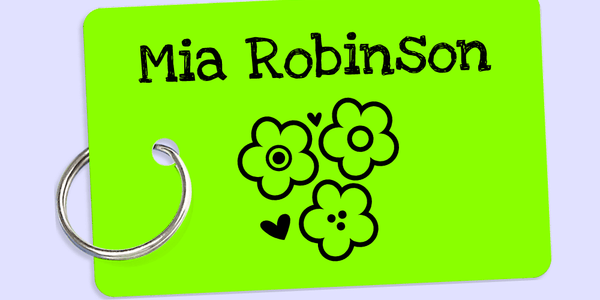 Classic Bag Tags - Fluorescent