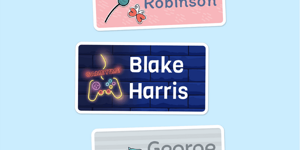 Colour Book Labels - Designer themes