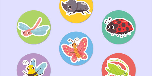 Insects Mini Dot Stickers
