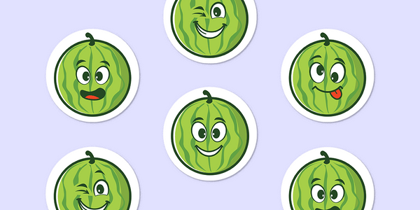 Melons Mini Dot Stickers