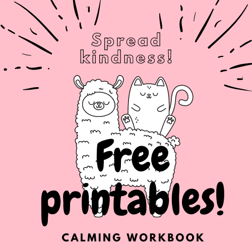 Calm-A-Llama FREE Printable Workbook- Reduce Anxiety in Kids