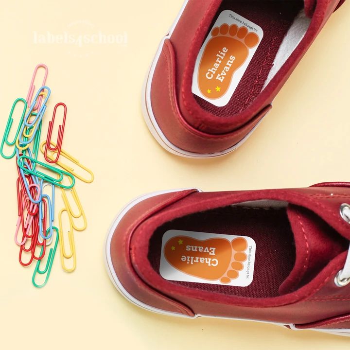 Shoe Labels - Marking Children’s Footwear - Labels4School ...