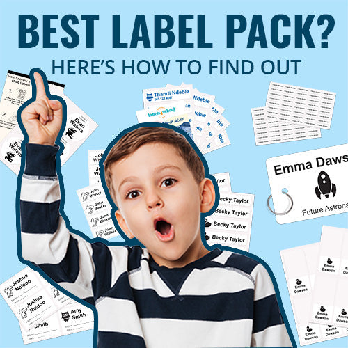 Best Back-to-School Name Label Packs for Nursery and School