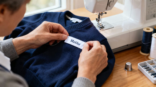 How to Sew On Clothing Labels and Win the Lost Property Battle
