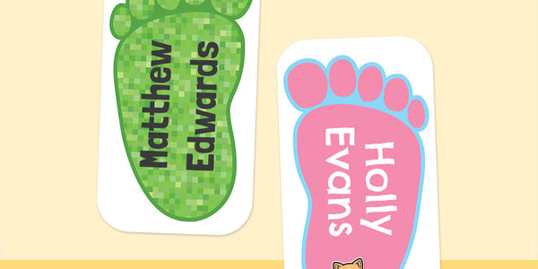 Colour Shoe Labels (A5) - Customise your own