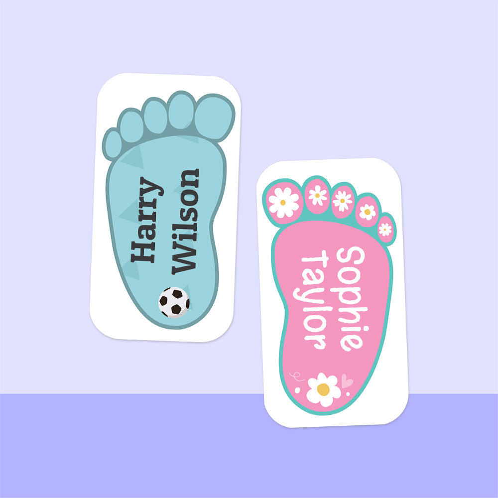 Colour Shoe Labels (A5) - Designer themes