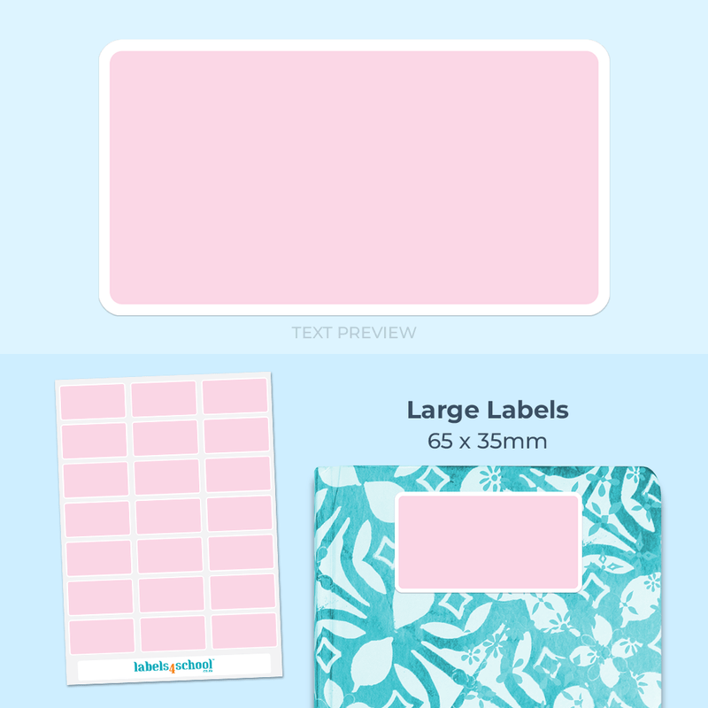 Colour Book Labels | Customise Your Own | Labels4School UK