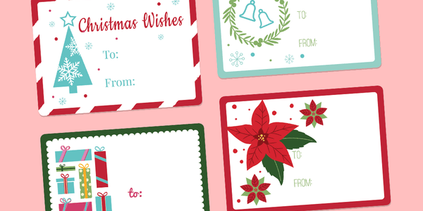 Christmas Gift Name Tags