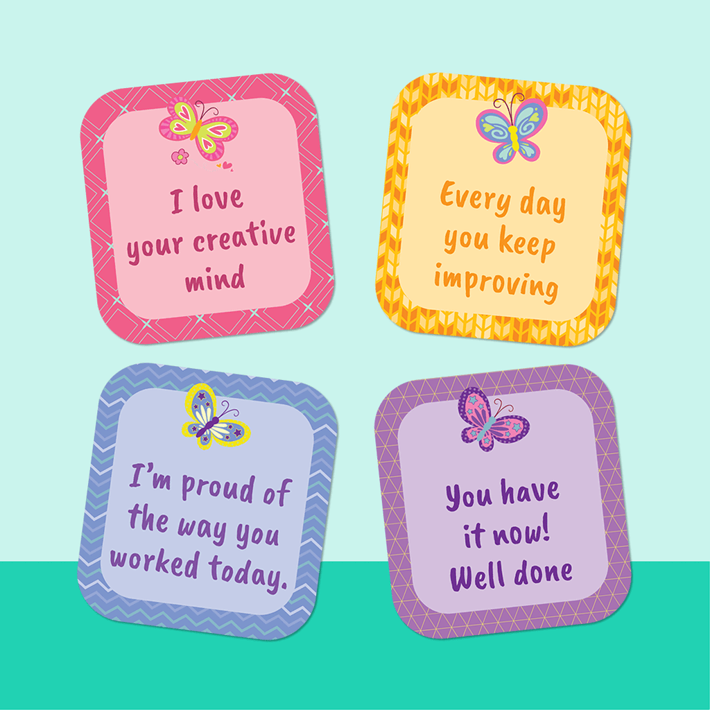 Butterfly Reward Stickers (Growth Mindset)