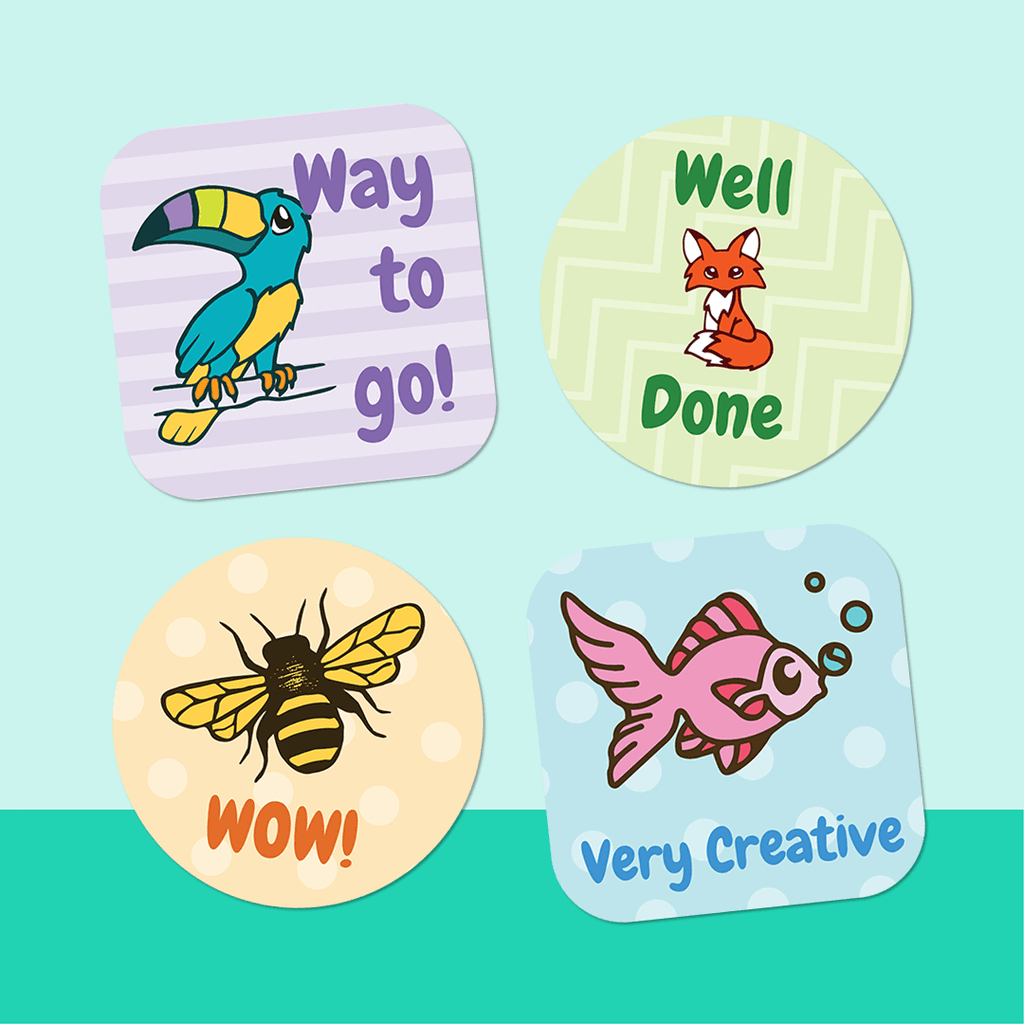 Pastel Reward Stickers