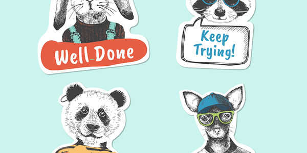 Woodland Creatures Reward Stickers
