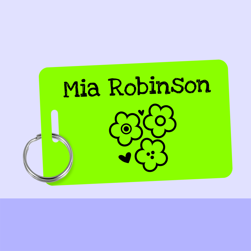 Classic Bag Tags Fluorescent