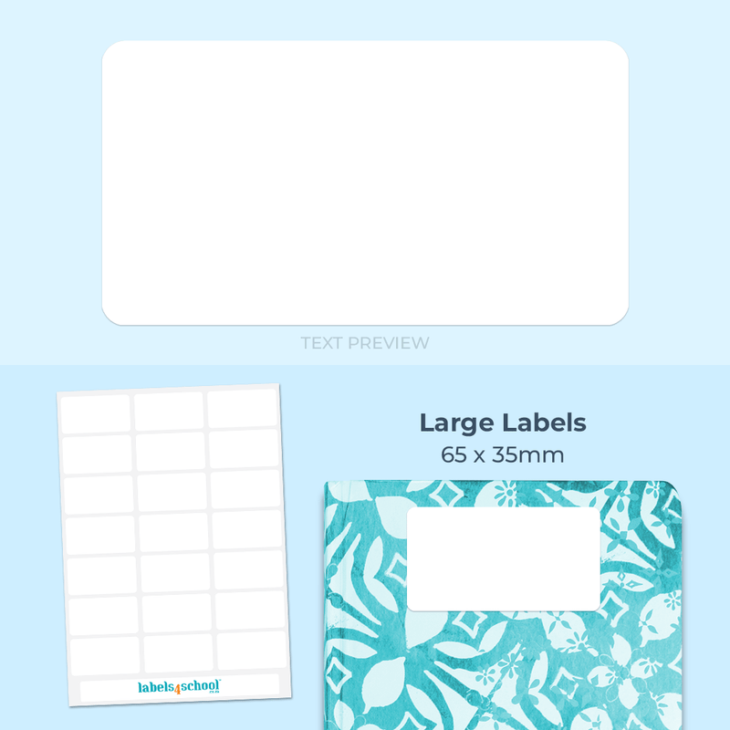Colour Book Labels - Customise your own – Labels4School UK