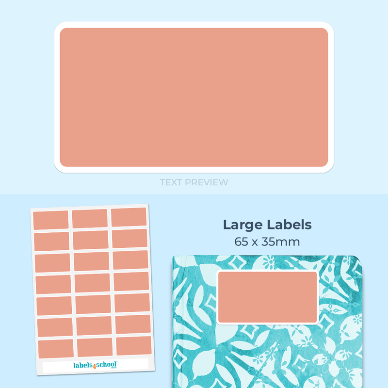 Colour Book Labels - Customise your own – Labels4School UK