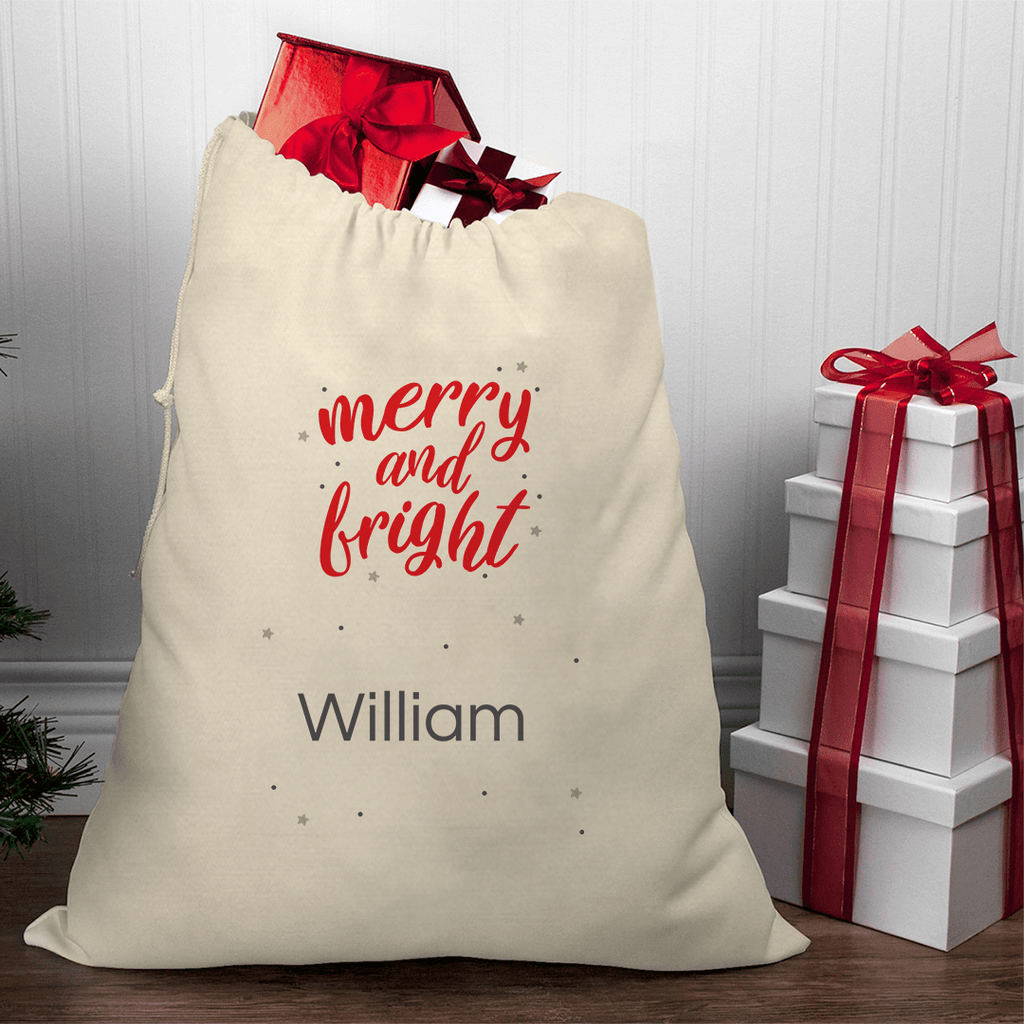 Merry and Bright - Santa Sack