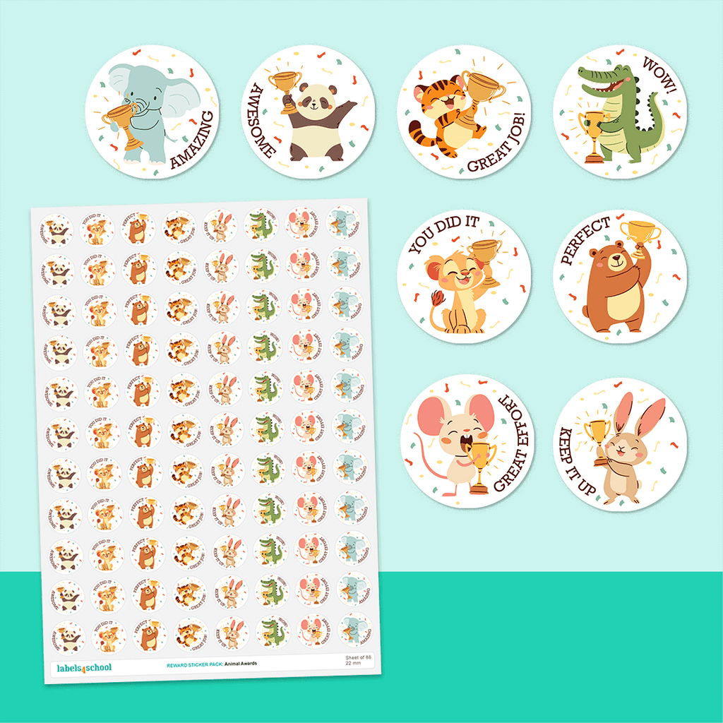 Animal Awards Merit Stickers