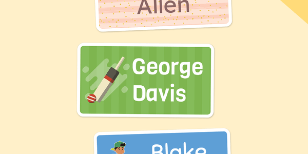 Colour Book Labels - Customise your own
