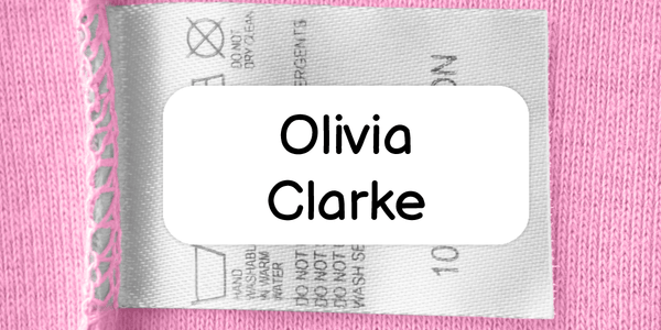 Super Stick on Clothing Labels