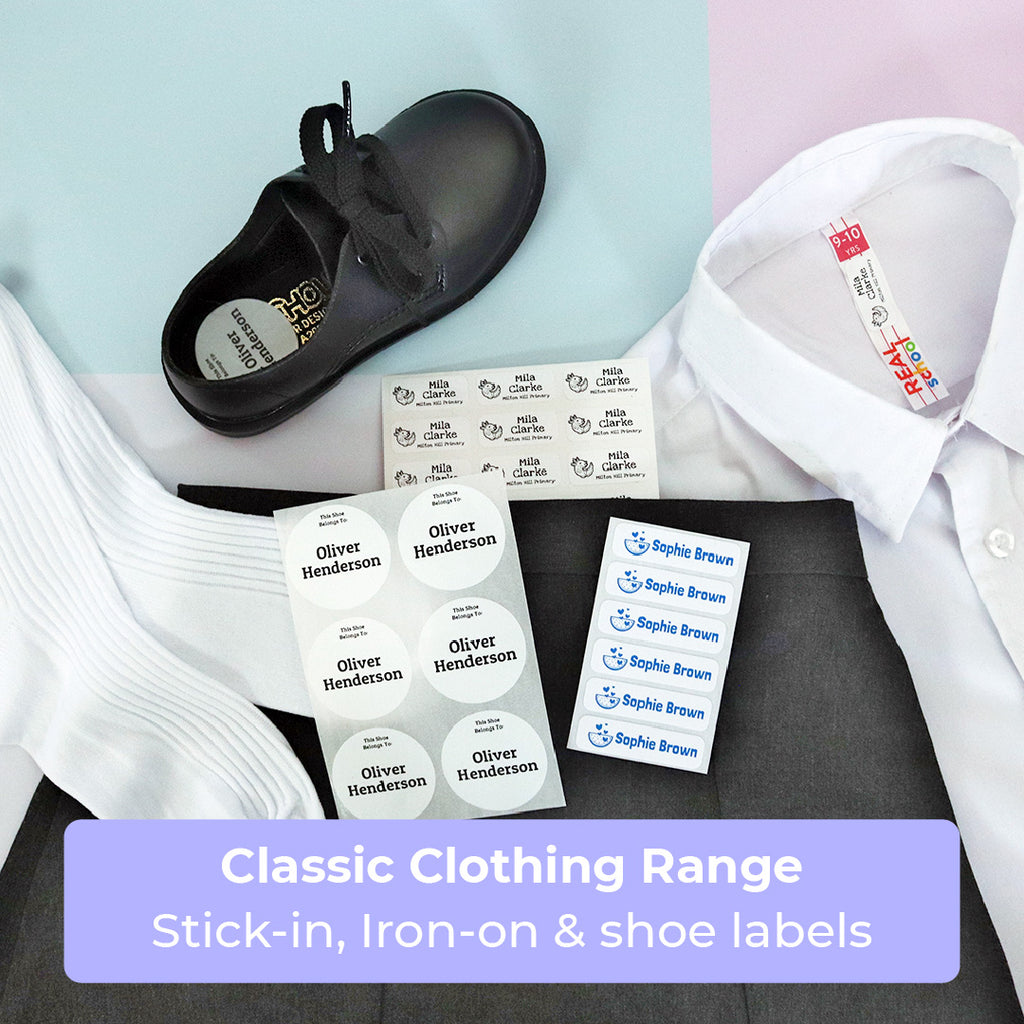 Shoe Labels | Durable, Waterproof & Stay Put | UK – Labels4School UK