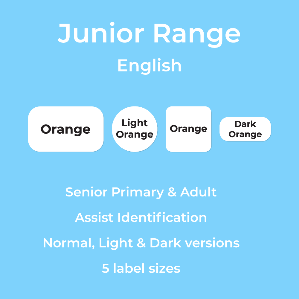 Colour Blind Stickers - Senior