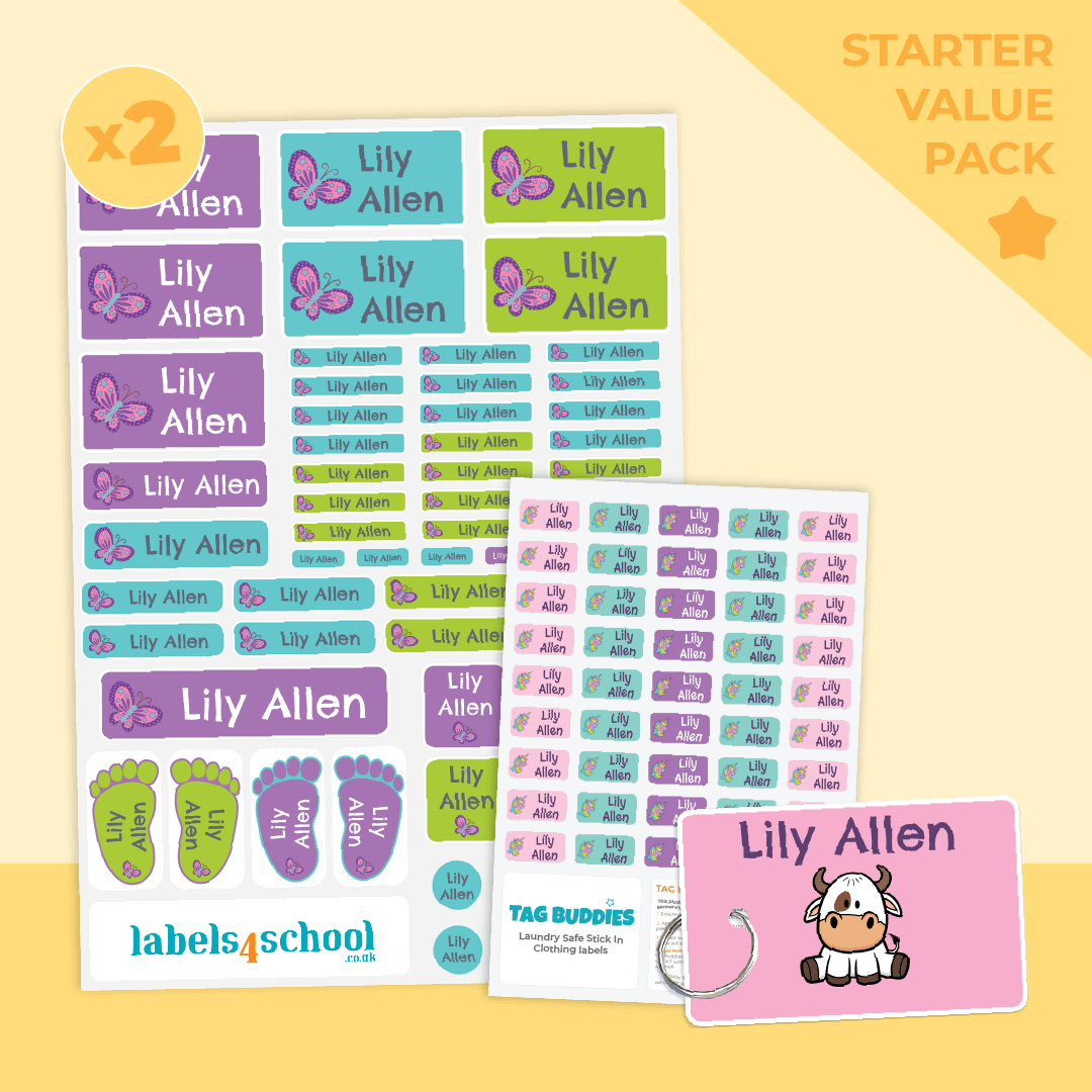 Colour Starter Pack | Customise Your Own Labels | UK – Labels4School UK
