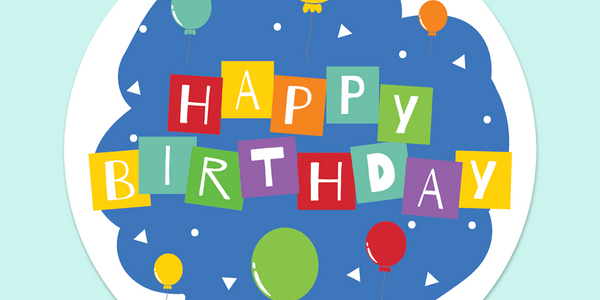 Gift Easy Party Decor Sheet - Birthday Blue