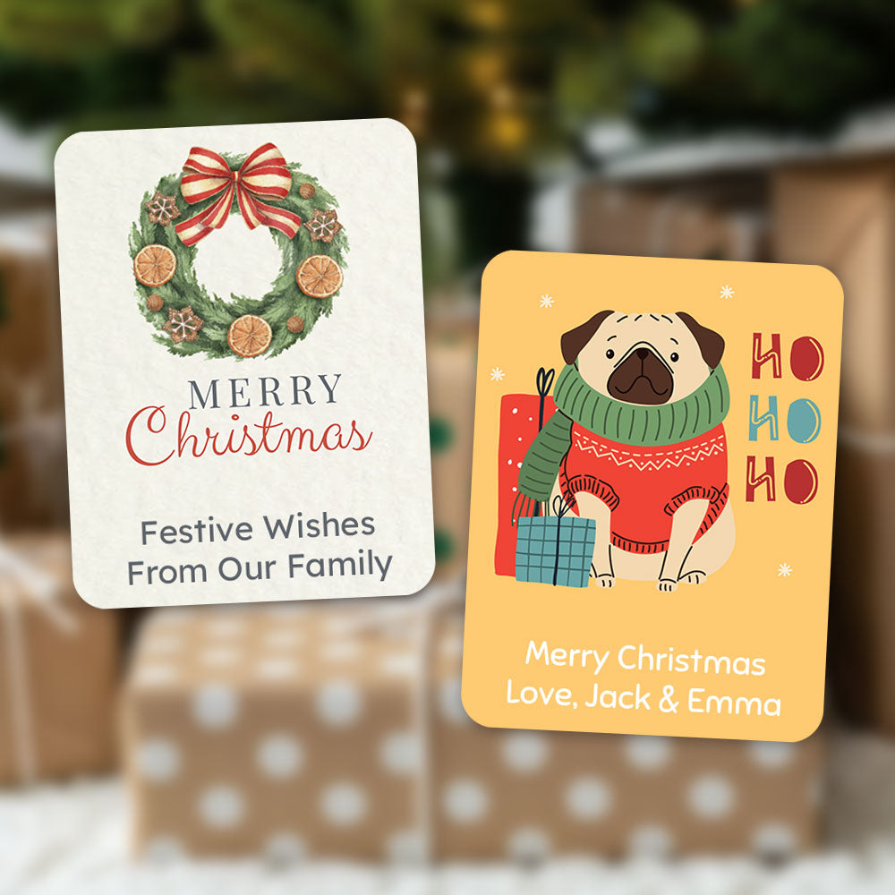 Christmas Labels Customisable