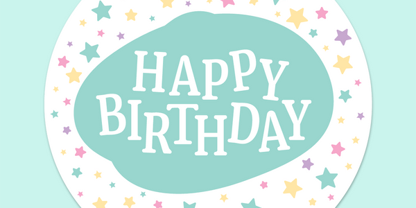 Gift Easy Party Decor Sheet - Birthday Pastel Green