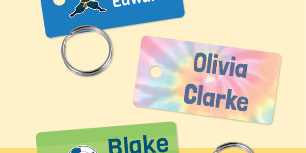 Colour Mini Bag Tags - Customise your own