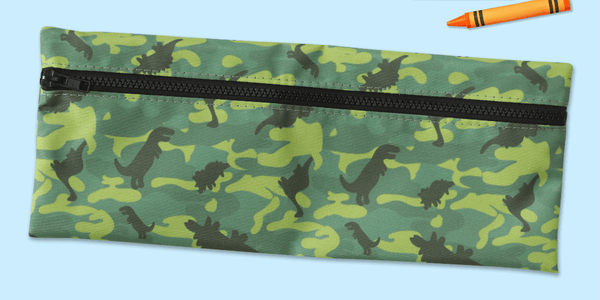 Pencil Bag - Dino Camo
