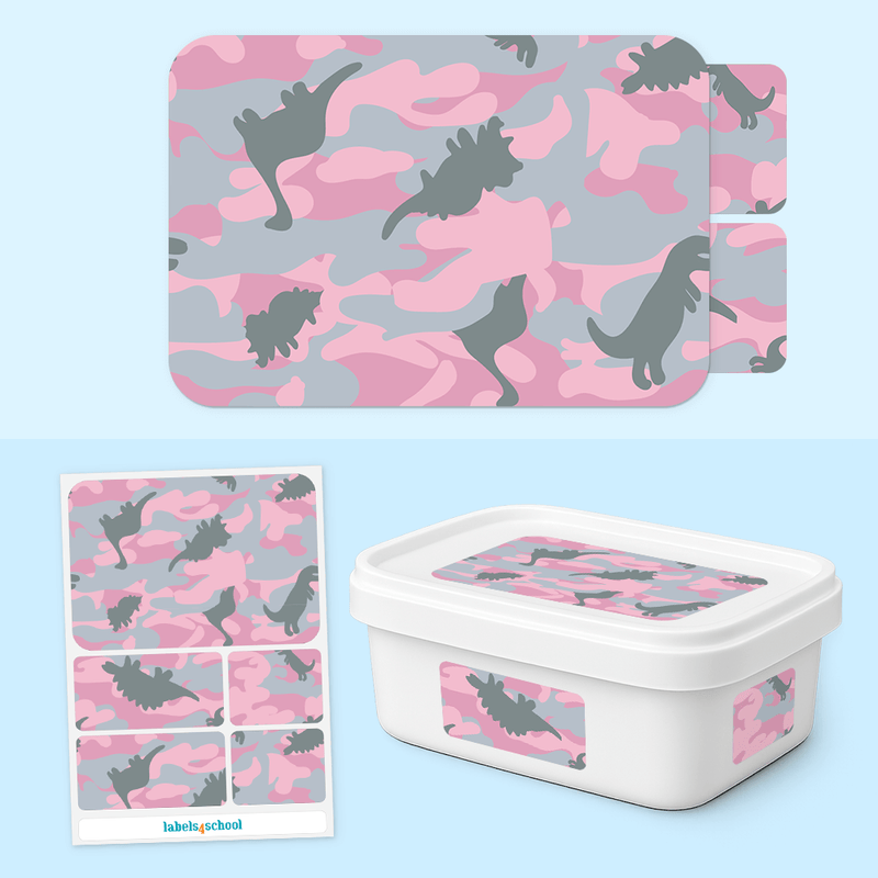 Dino Camo Pink