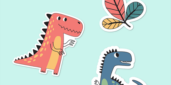 Gift Easy Party Decor Sheet - Little Dinos