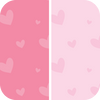 Hearts Pink