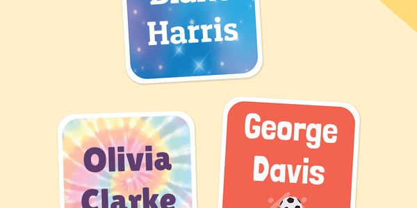 Colour Big Squares - Customise your own