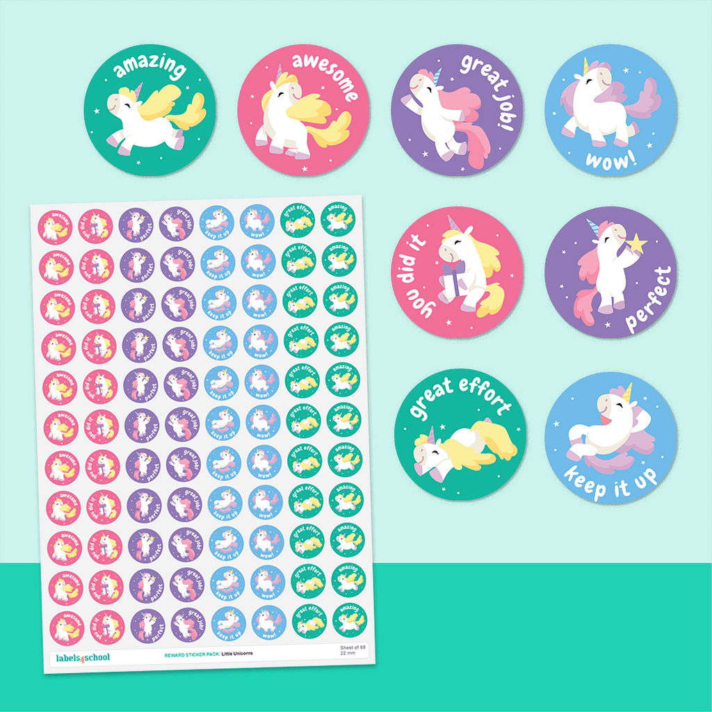 Little Unicorns Merit Stickers
