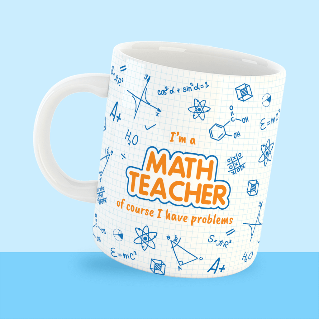 Math Teacher Mug