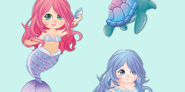 Gift Easy Party Decor Sheet - Mermaid Adventure