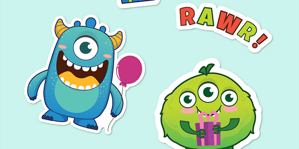 Gift Easy Party Decor Sheet - Monster Party