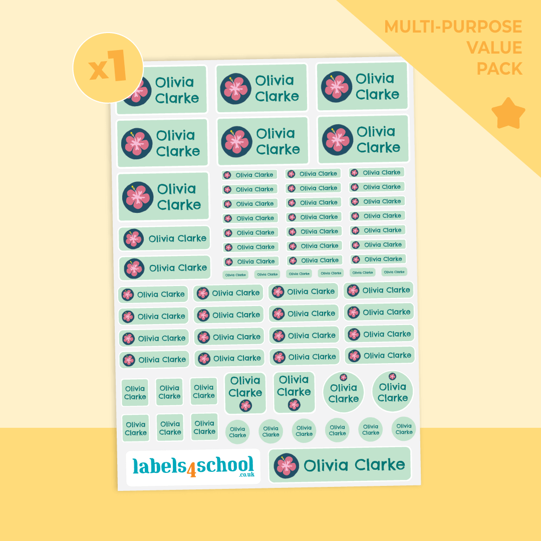 Name labels - Customize your own | 69 Labels | Labels4school UK ...