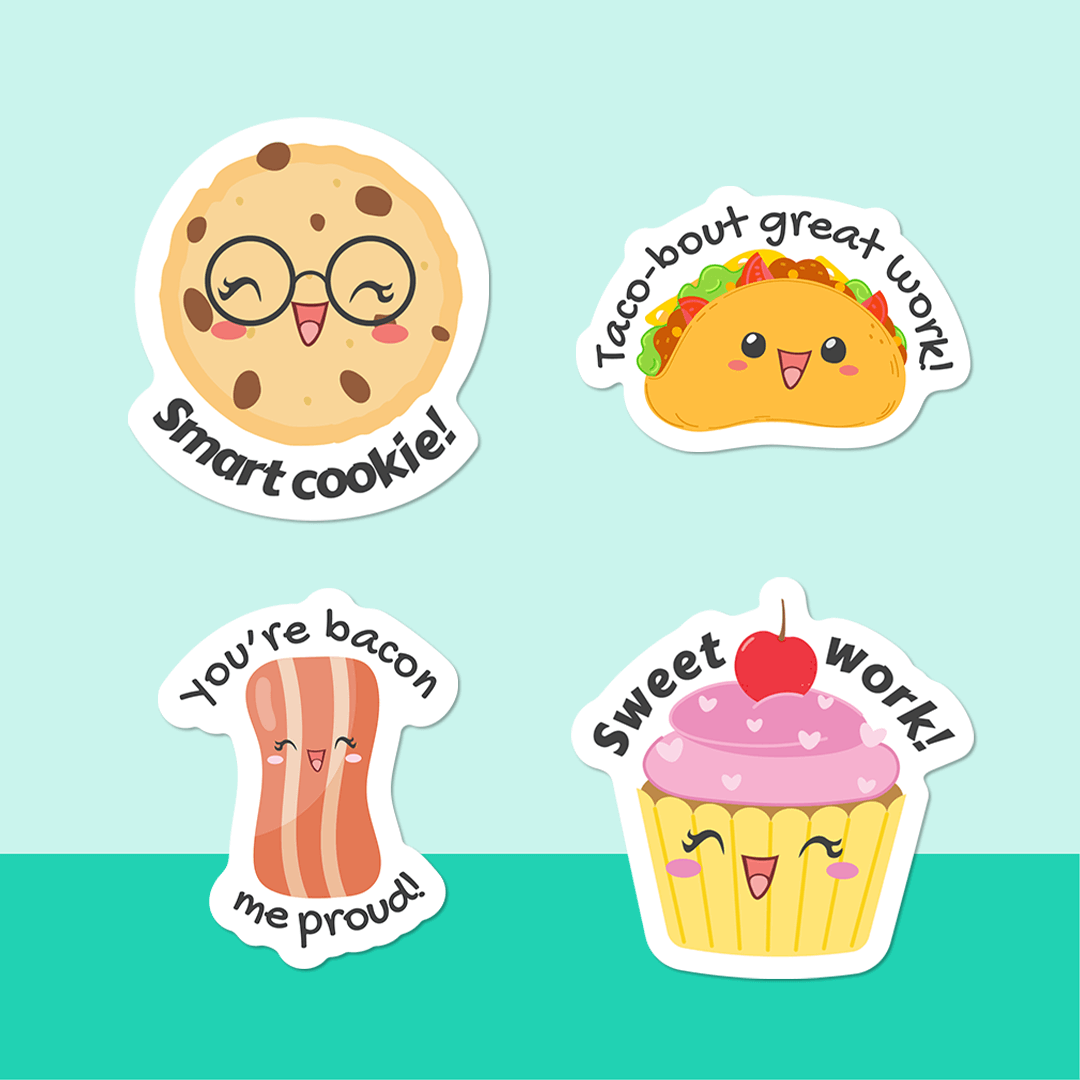 Punny Food Merit Labels 1