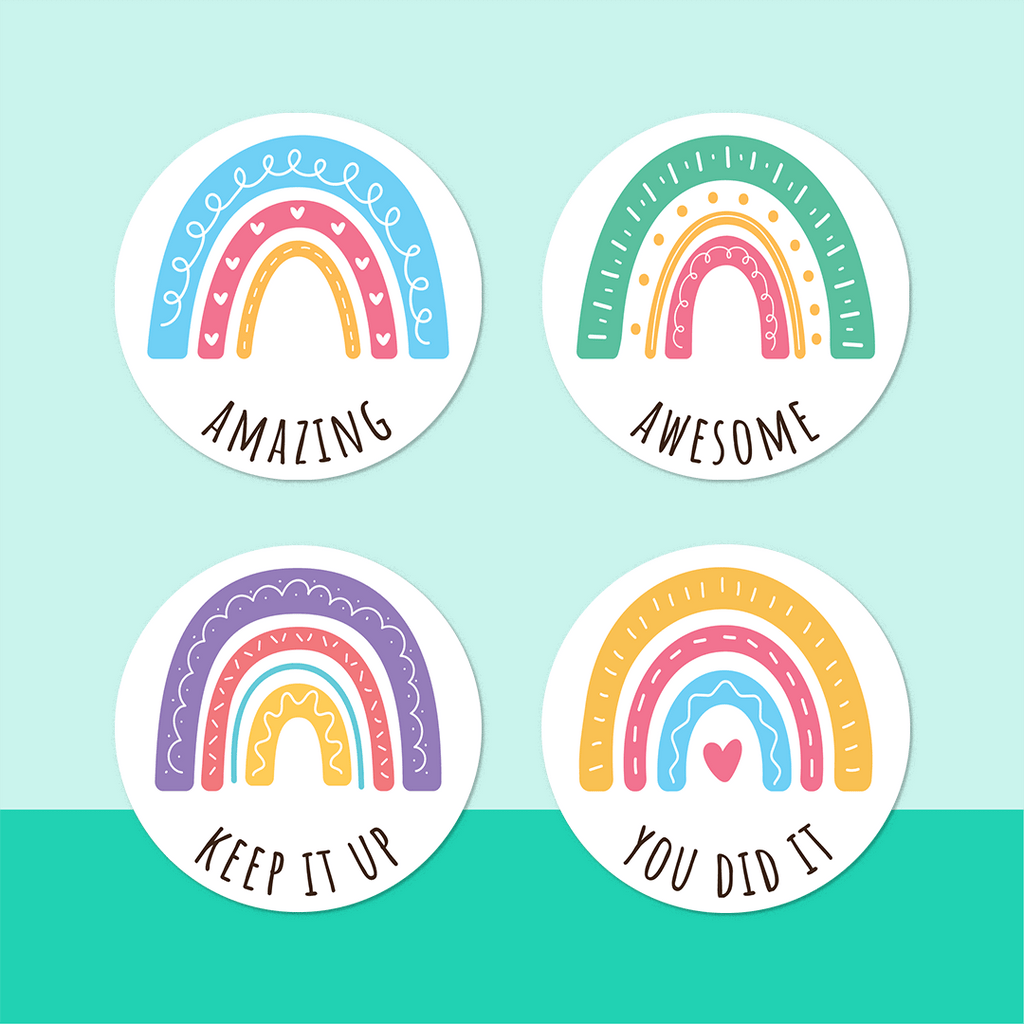 Rainbows Merit Stickers