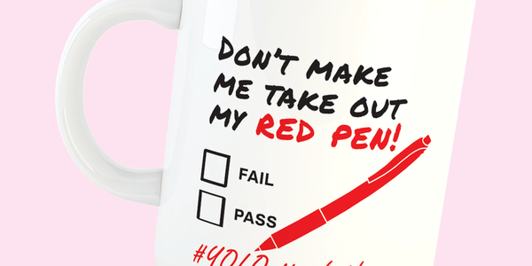 Teachers Red Pen Mug