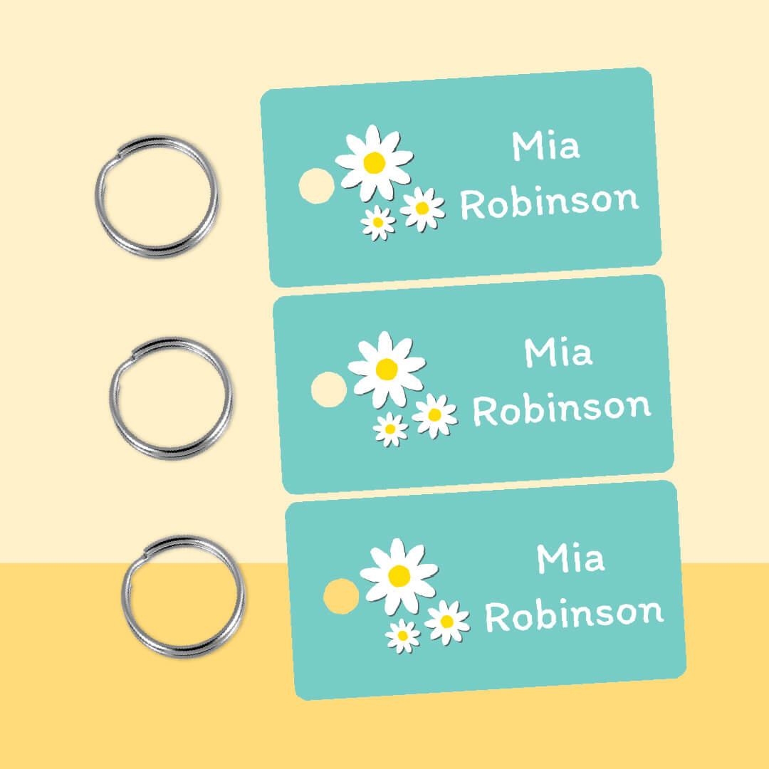 Colour Mini Bag Tags - Customise your own – Labels4School UK