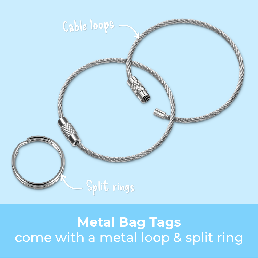 Classic Bag Tags - Aluminium