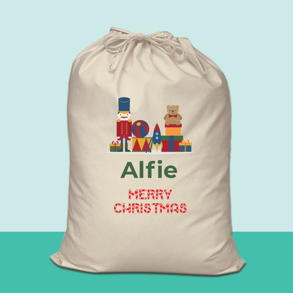 Personalised Santa Sack - Santas Toy Factory