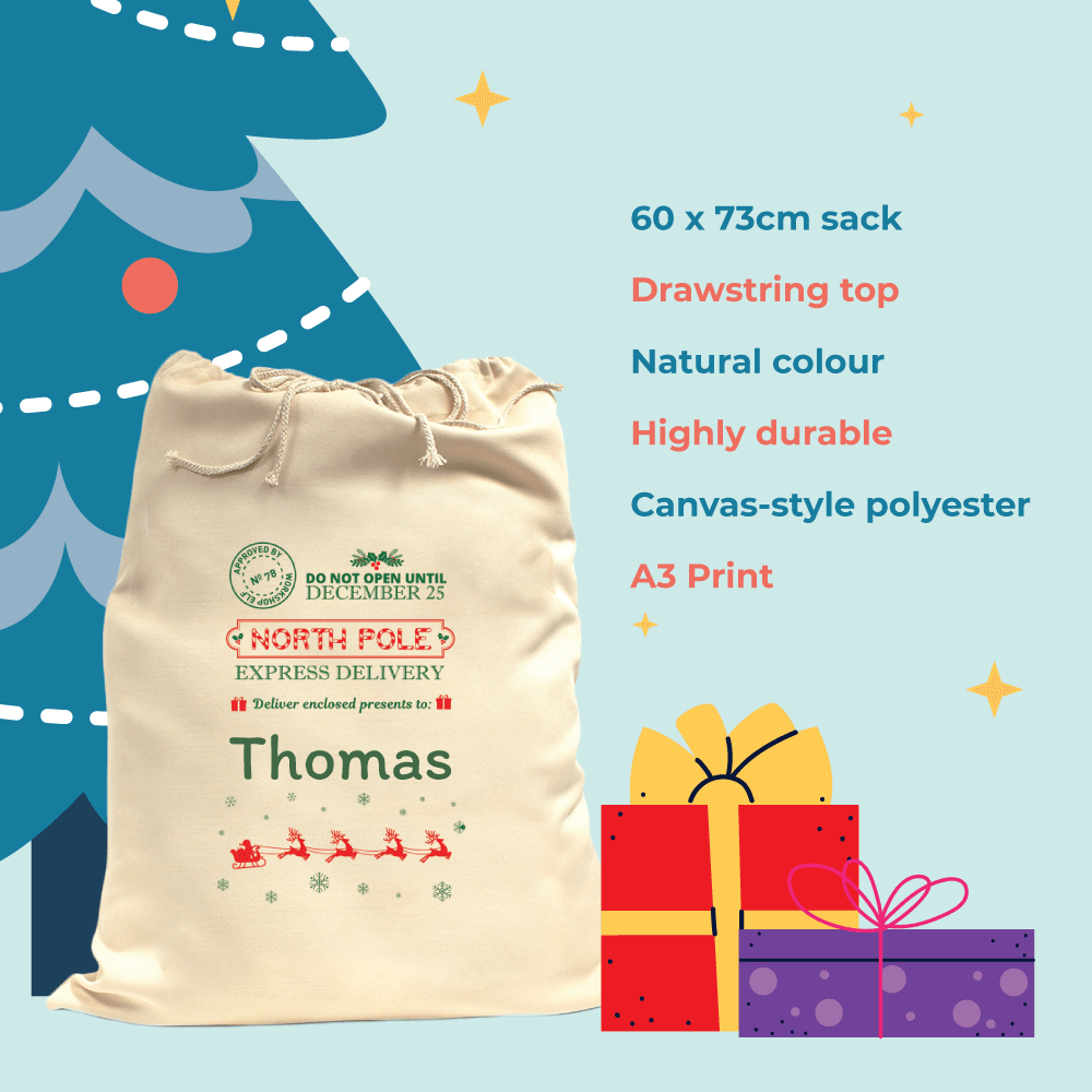 Personalised Santa Sack - Northpole Delivery