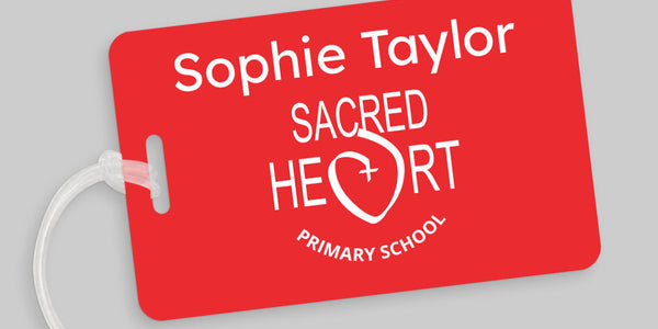 School colour bagtag - Sacred Heart Catholic Primary School