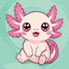 Cute Axolotl Icon
