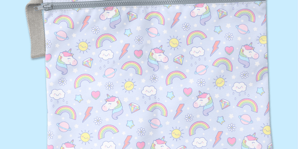 Book Bag - Unicorn Badges