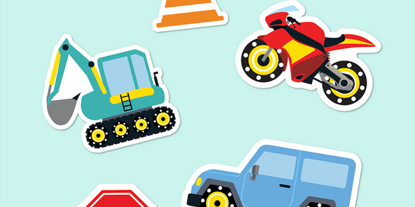 Gift Easy Party Decor Sheet - Wheels on the road